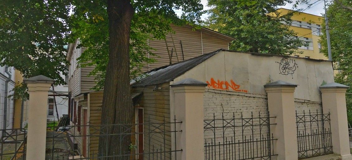 фасад дома, здание по адресу г Москва, Малый Казённый пер, д 5 стр 7 